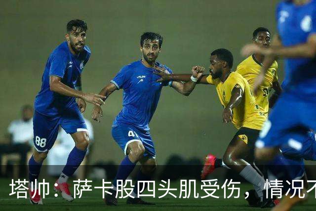 塔帅：萨卡股四头肌受伤，情况不乐观；我们来这是为了赢球的